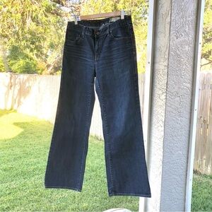 Gap Essentials Straight Dark Wash Jeans Women’s 6, Some Stretch Mid Rise 54023 G